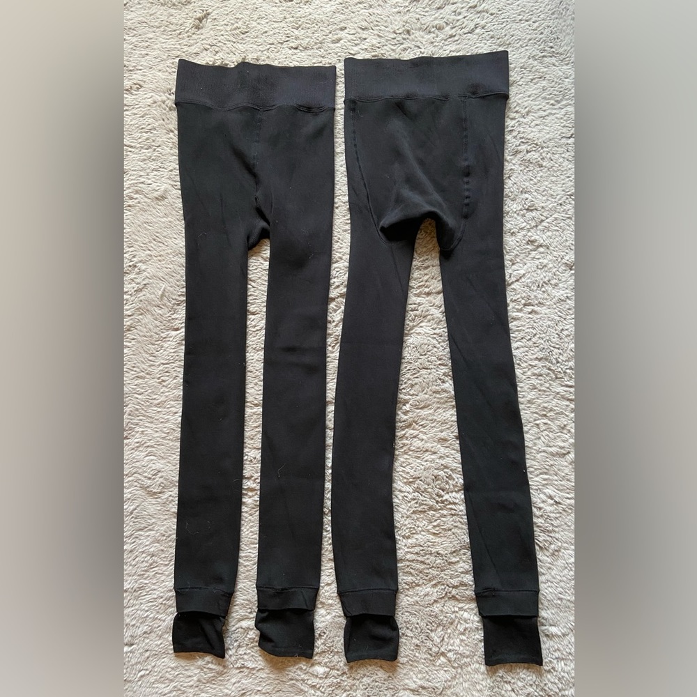 Set of 2 fur-lined leggings/long underwear. NEW never worn.